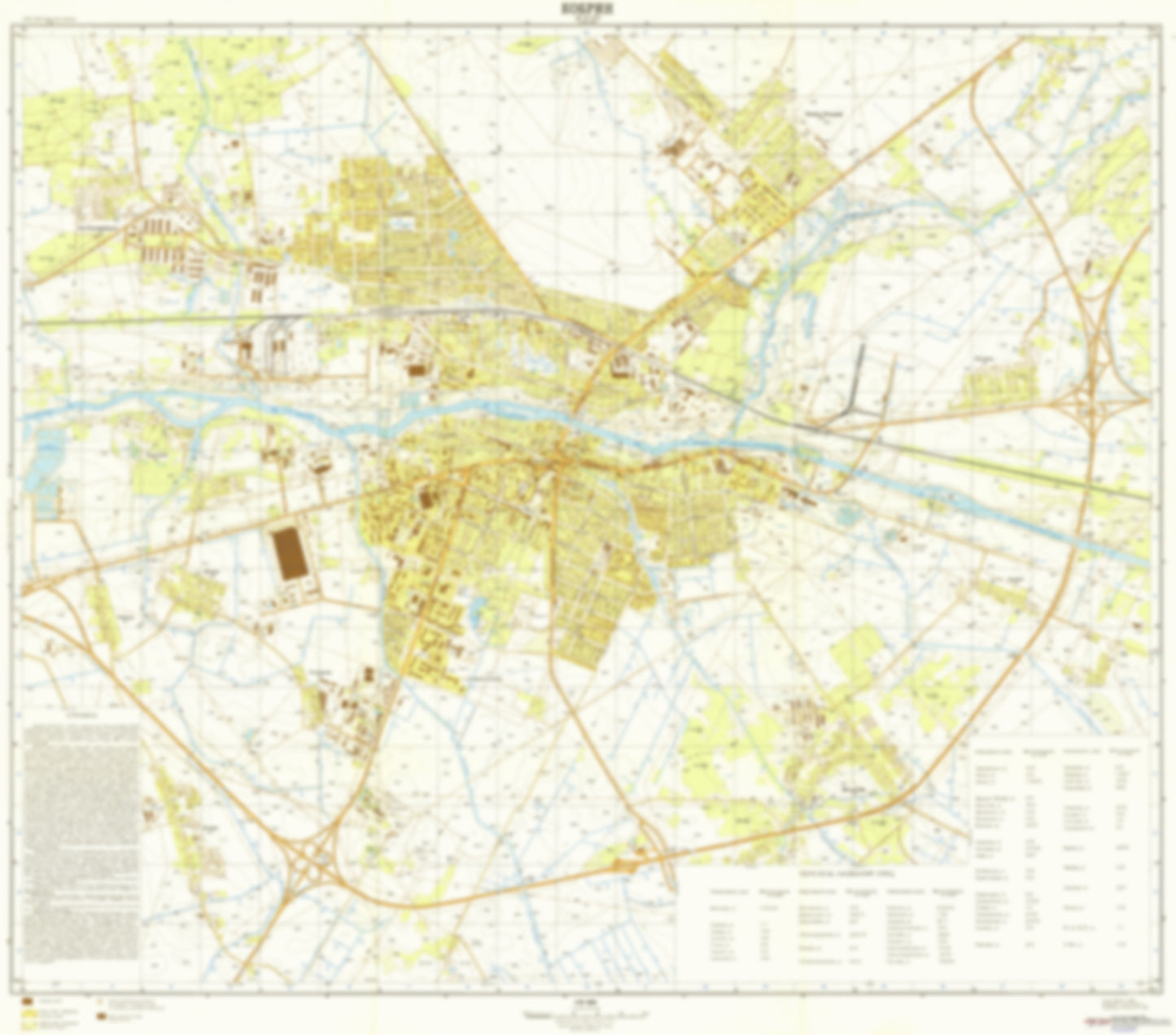 Kobrin (Belarus) - Soviet Military City Plans