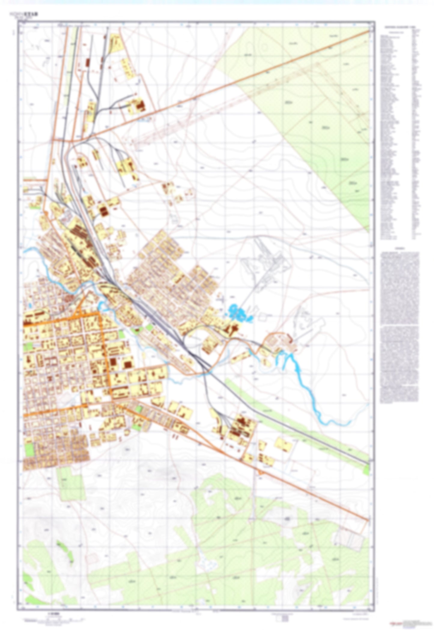 Kokchetav 2 (Kazakhstan) - Soviet Military City Plans