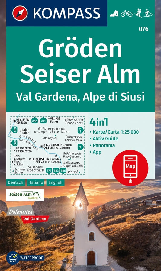 Val Gardena - Alpe di Siusi / Val Gardena - Alpe di Siusi Hiking Map