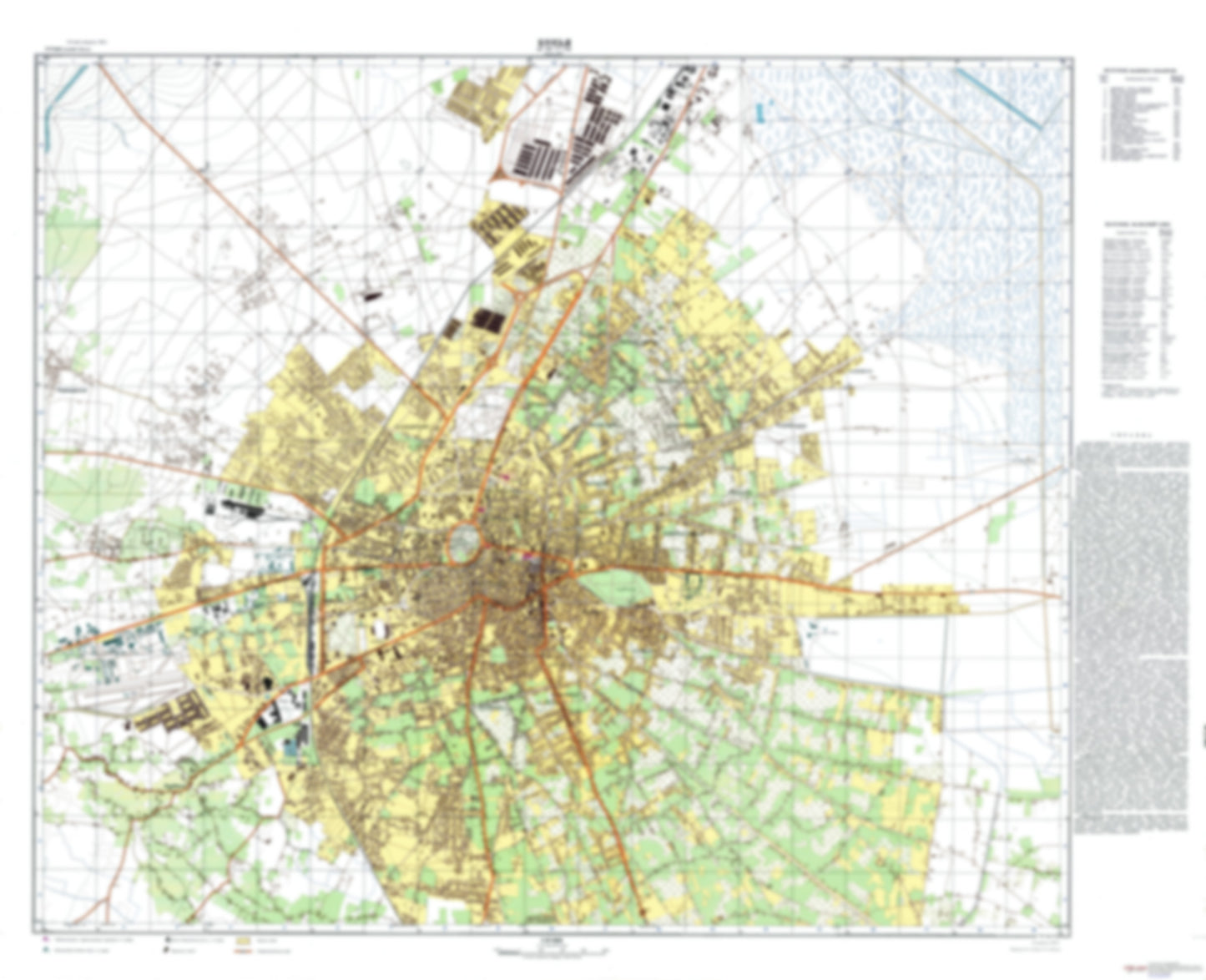 Konya (Turkey) - Soviet Military City Plans