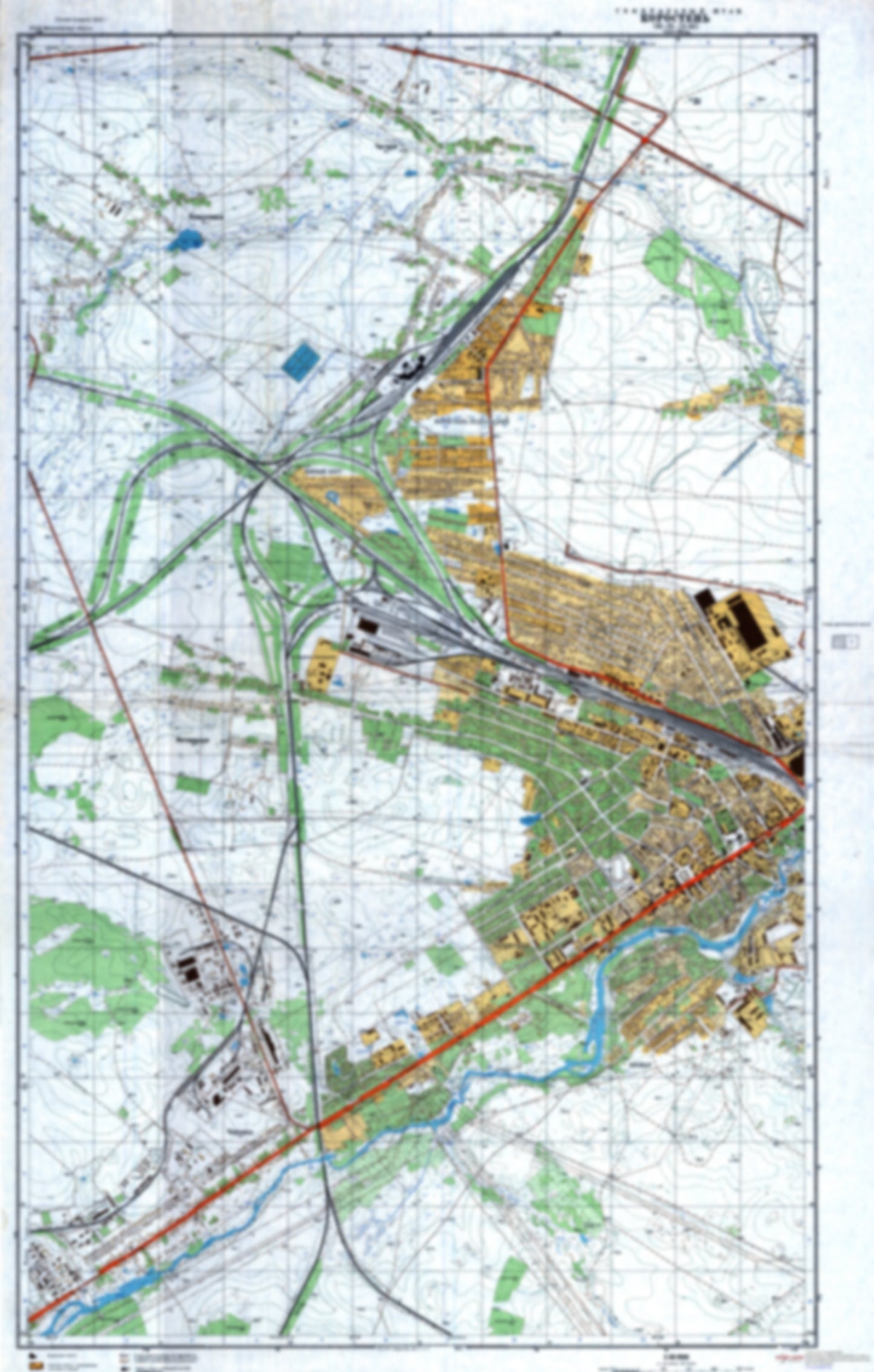 Korosten 1 (Ukraine) - Soviet Military City Plans