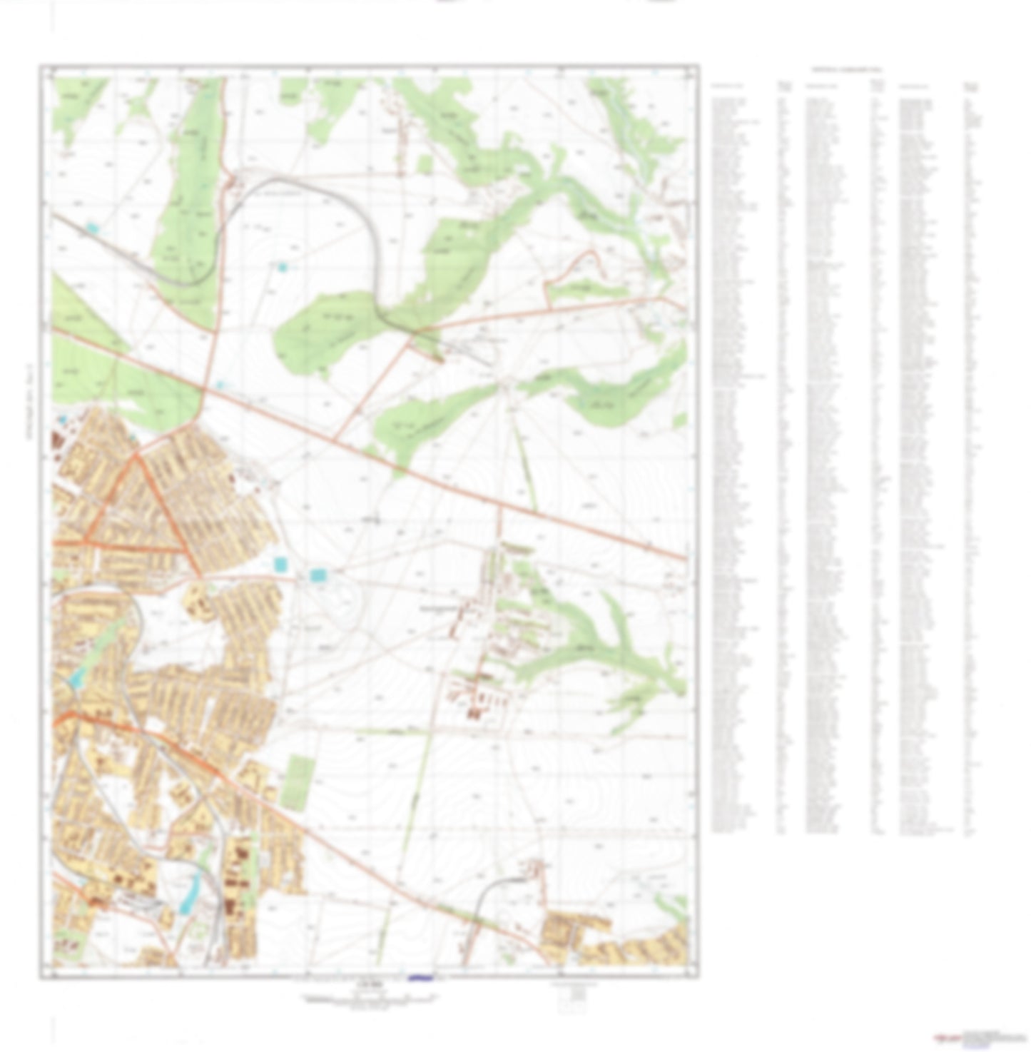 Krasnyi Luch 2 (Ukraine) - Soviet Military City Plans