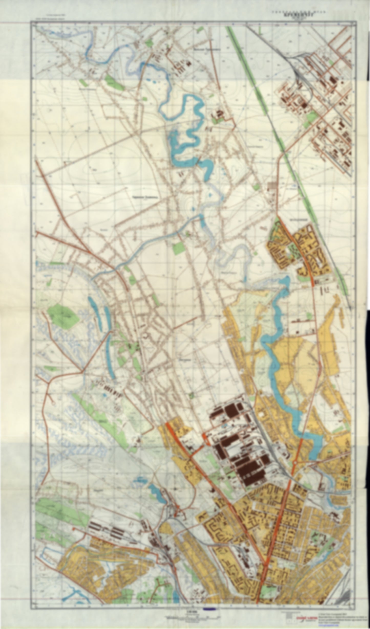 Kremenchug 1 (Ukraine) - Soviet Military City Plans