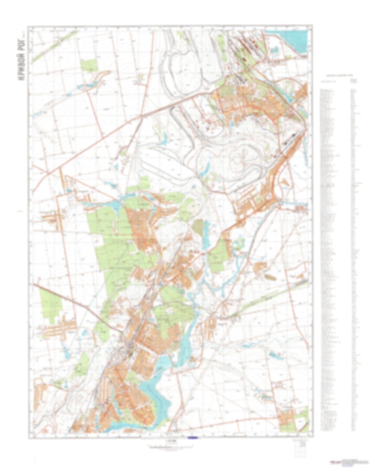 Krivoi Rog 2 (Ukraine) - Soviet Military City Plans