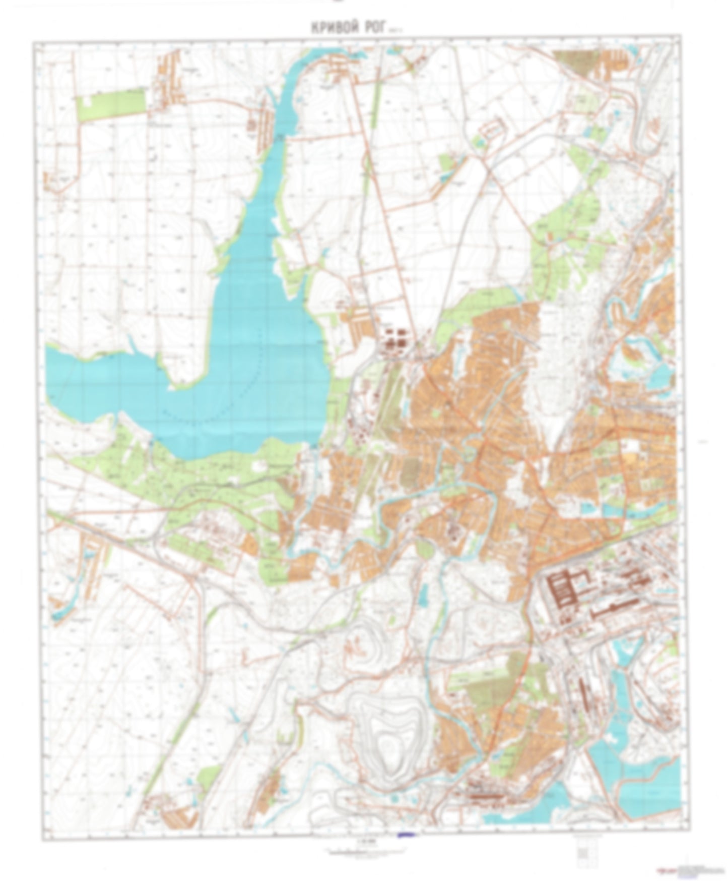 Krivoi Rog 3 (Ukraine) - Soviet Military City Plans