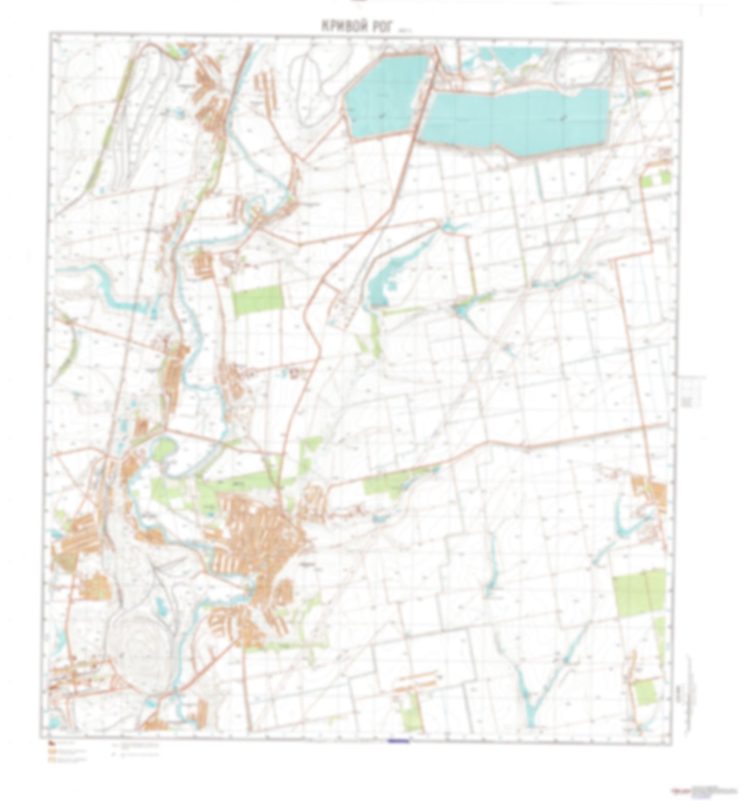 Krivoi Rog 5 (Ukraine) - Soviet Military City Plans