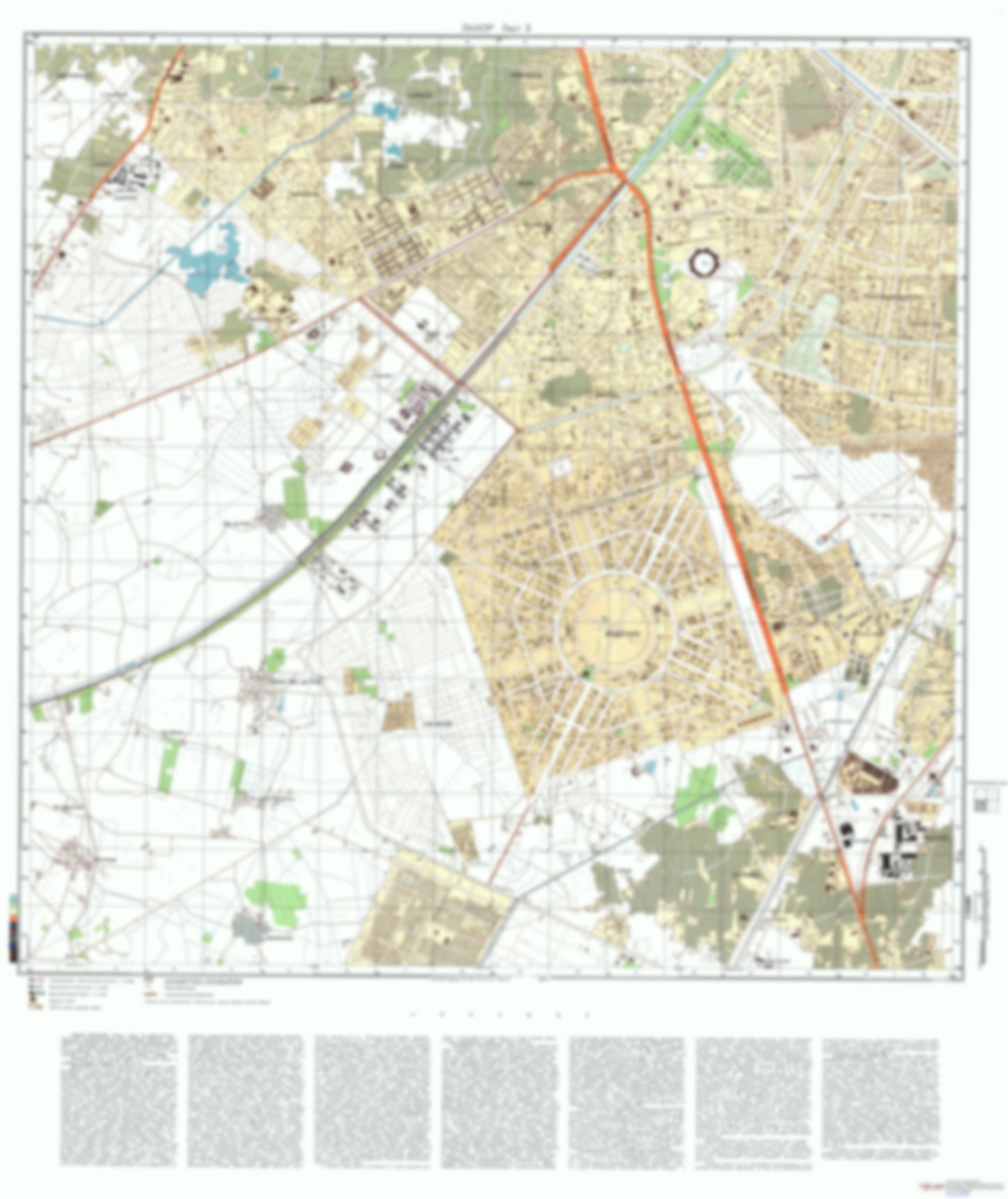 Lahore 3 (Pakistan) - Soviet Military City Plans