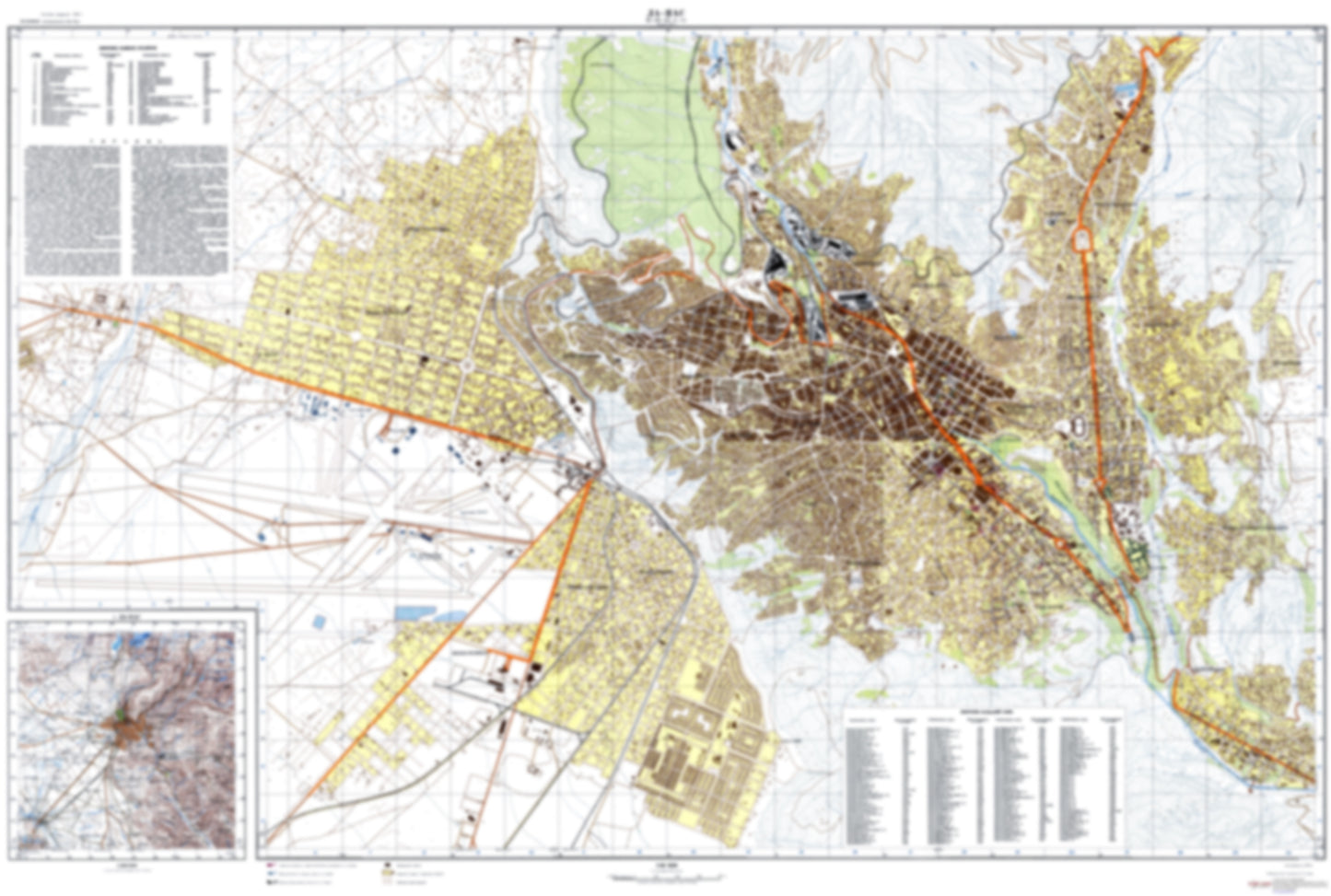 La Paz (Bolivia) - Soviet Military City Plans