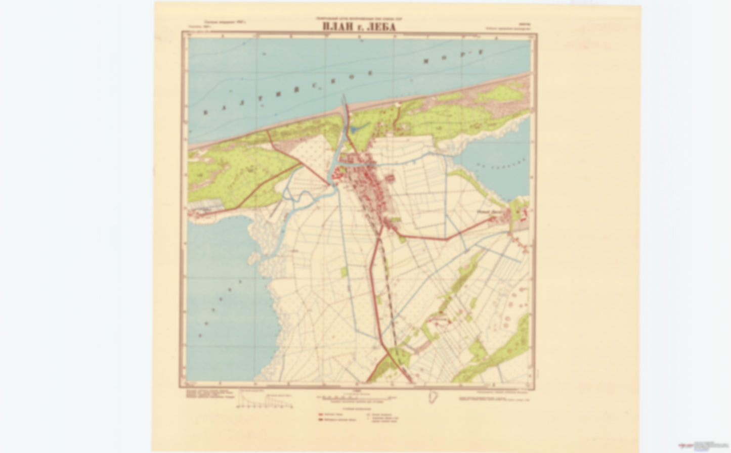 Leba (Poland) - Soviet Military City Plans