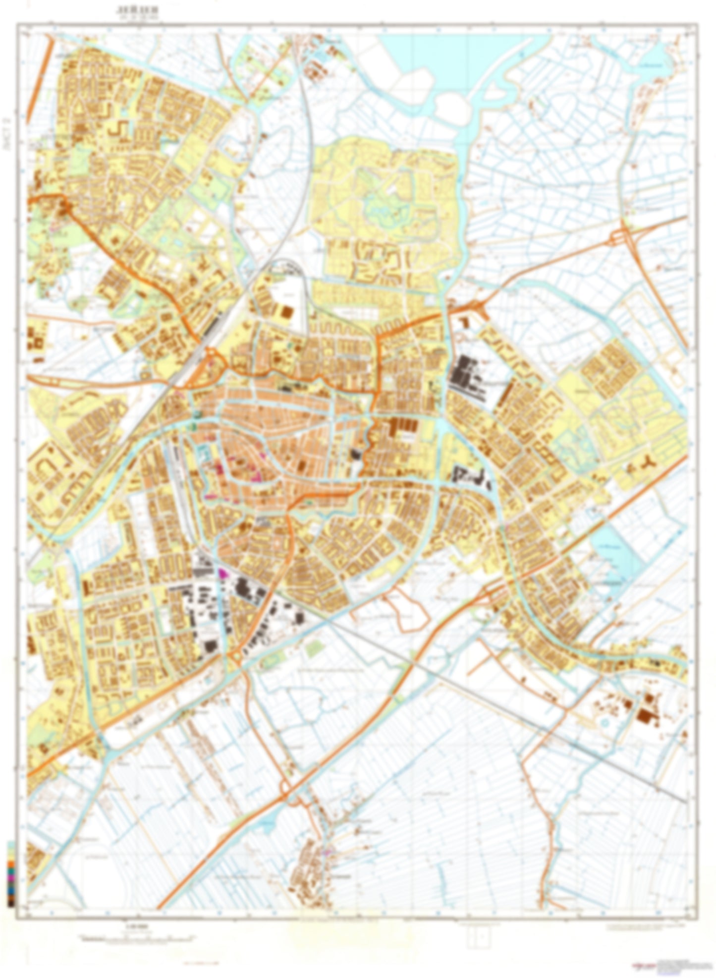Leiden 2 (Netherlands) - Soviet Military City Plans