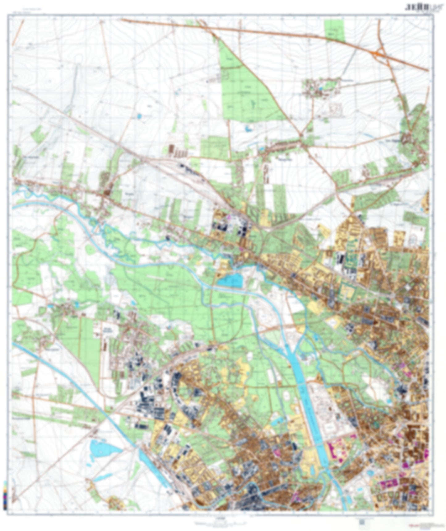 Leipzig 1 (Germany) - Soviet Military City Plans
