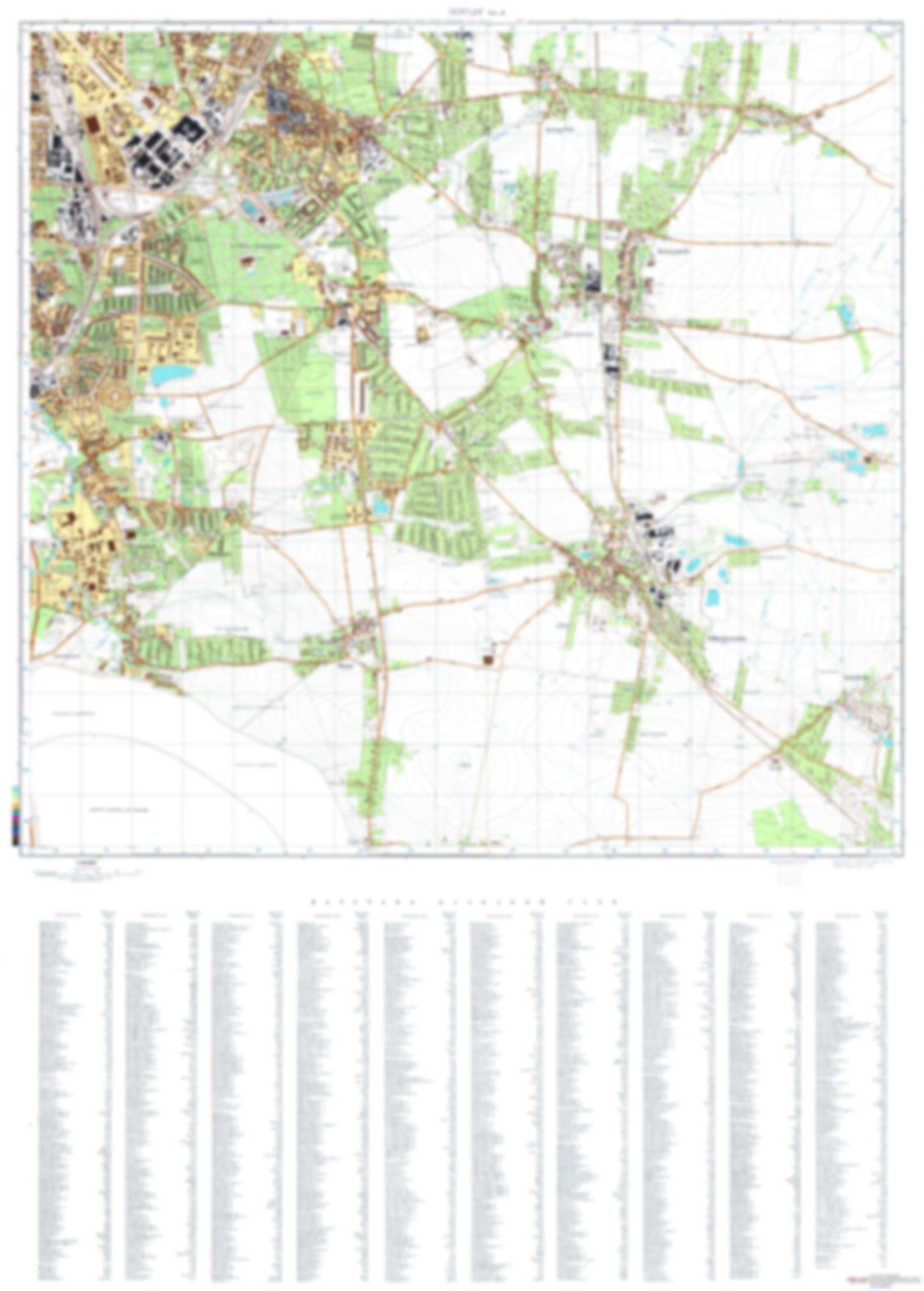 Leipzig 4 (Germany) - Soviet Military City Plans