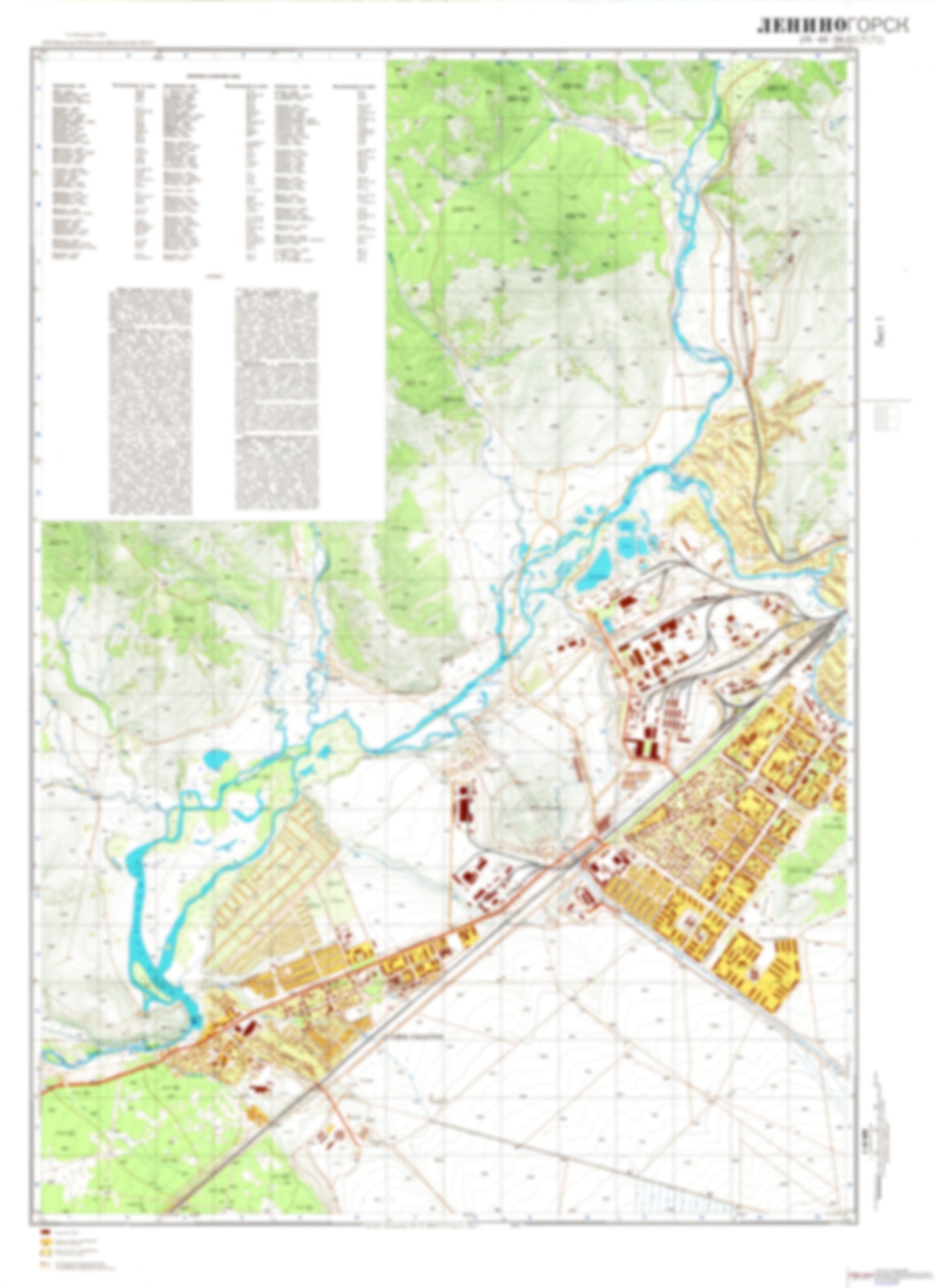 Leninogorsk 1 (Kazakhstan) - Soviet Military City Plans