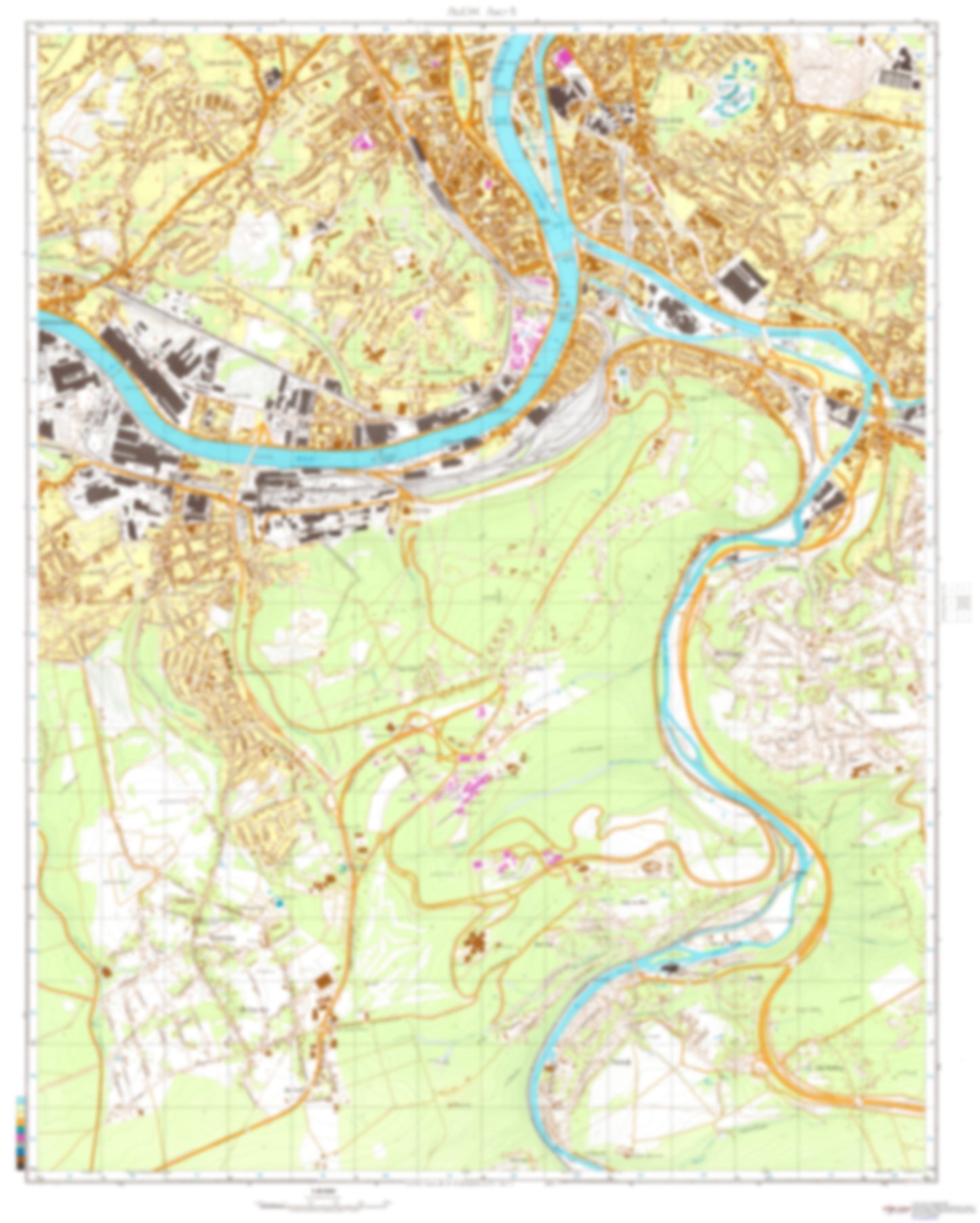 Liege 5 (Belgium) - Soviet Military City Plans