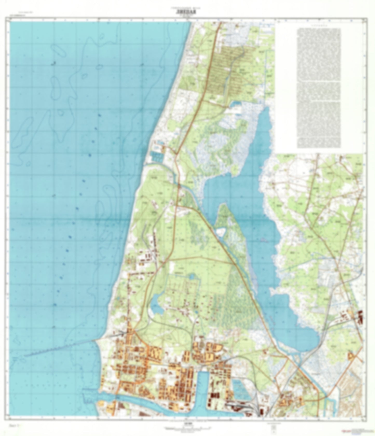 Liepaja 1 (Latvia) - Soviet Military City Plans