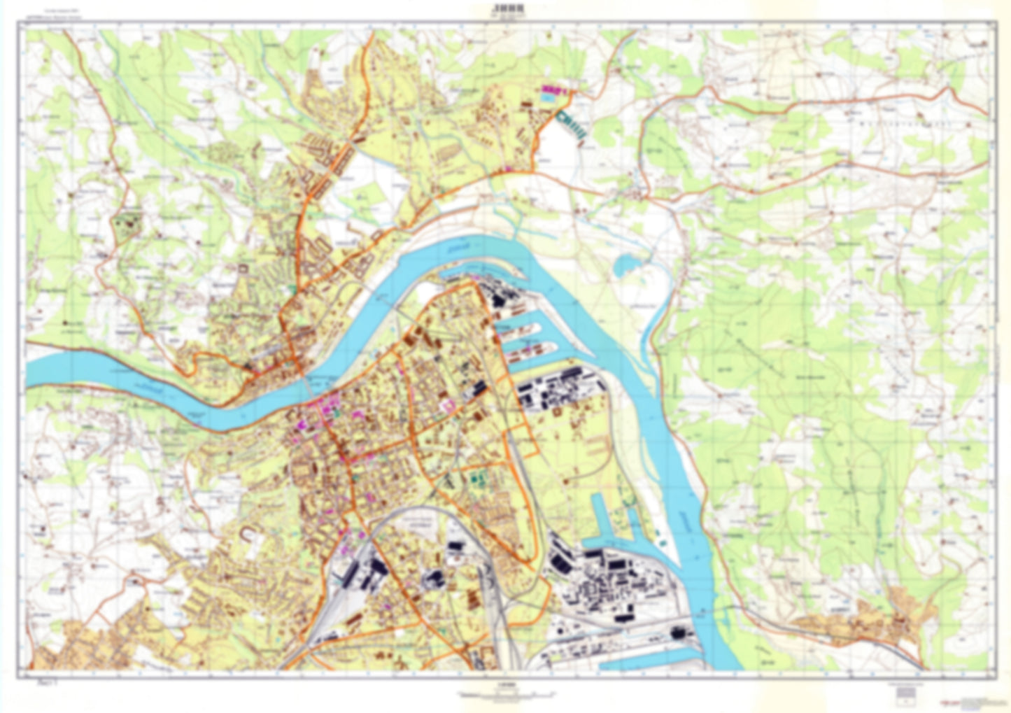 Linz 1 (Austria) - Soviet Military City Plans