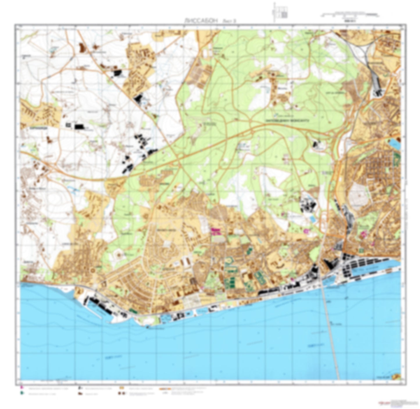 Lisbon 3 (Portugal) - Soviet Military City Plans