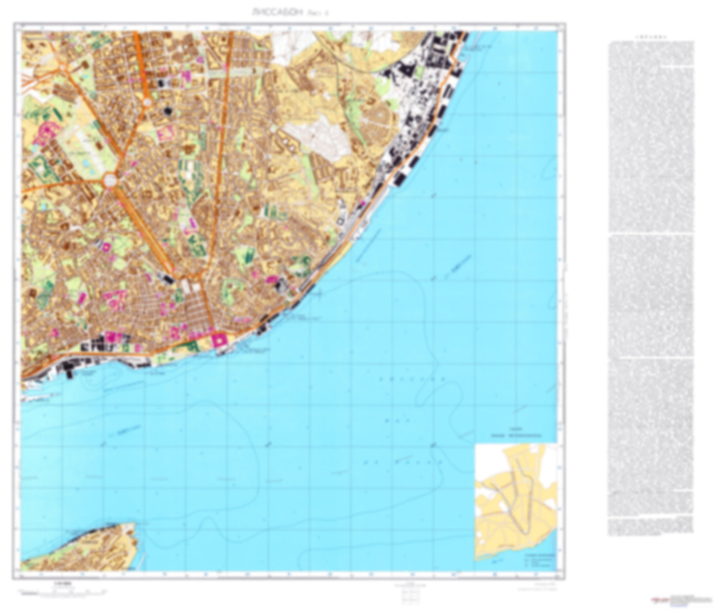 Lisbon 4 (Portugal) - Soviet Military City Plans