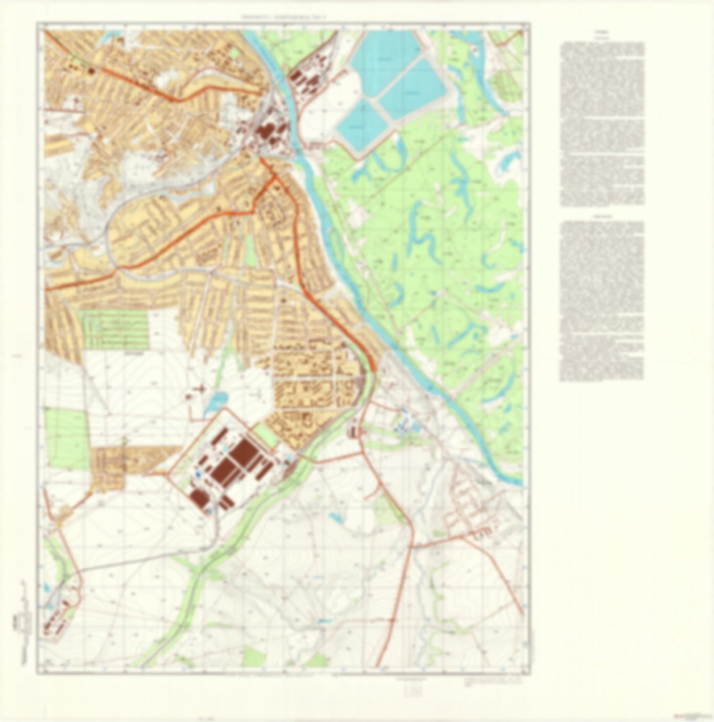 Lisichansk, Severodonetsk 4 (Ukraine) - Soviet Military City Plans