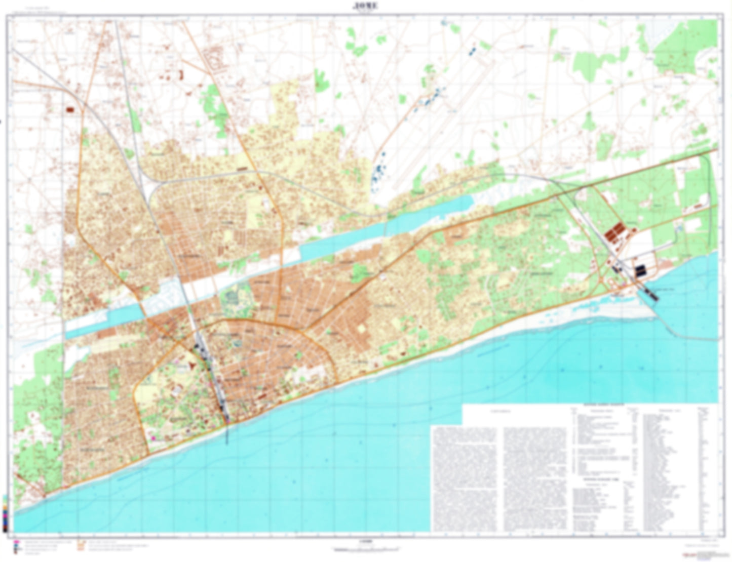 Lome (Togo) - Soviet Military City Plans