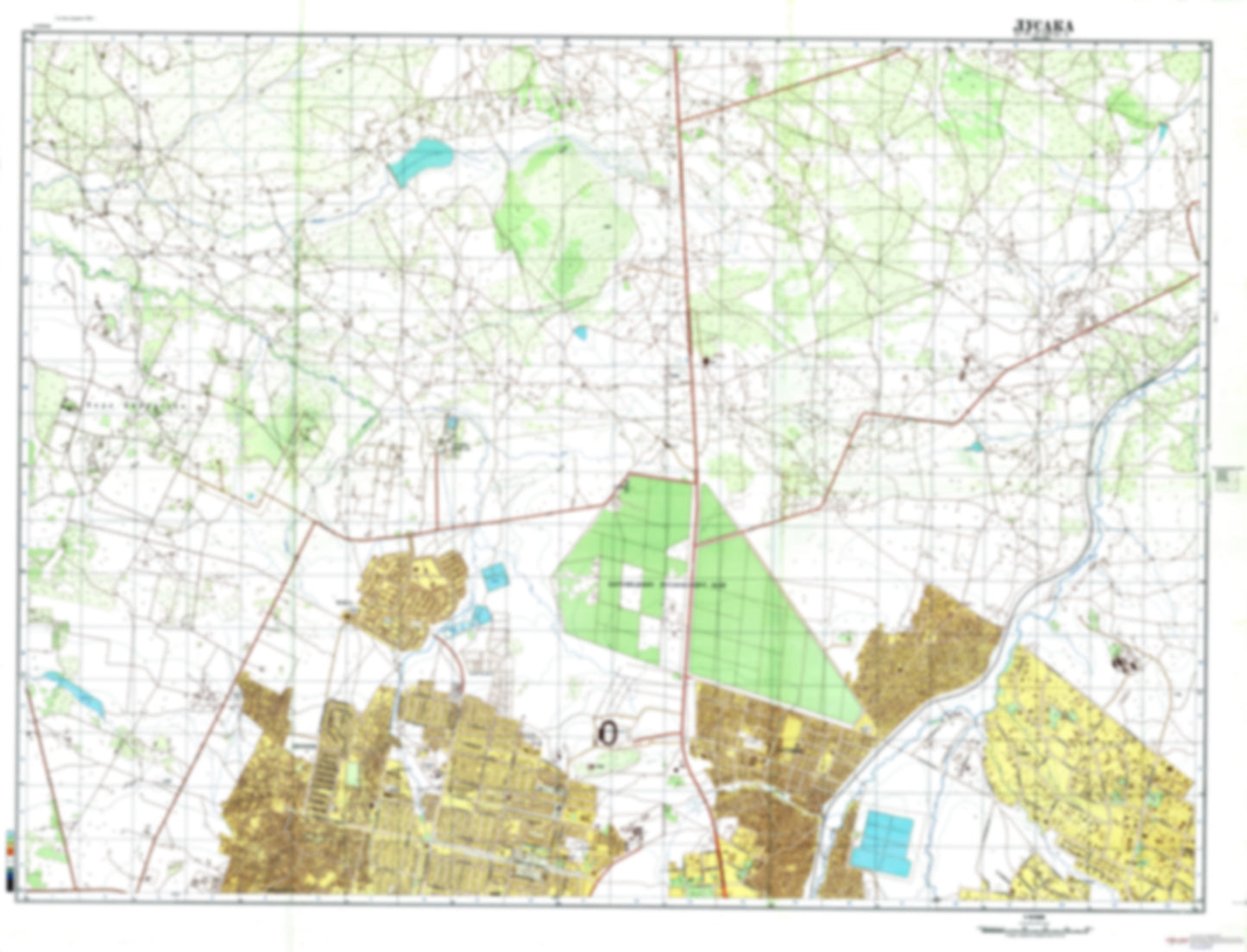 Lusaka 1 (Zambia) - Soviet Military City Plans
