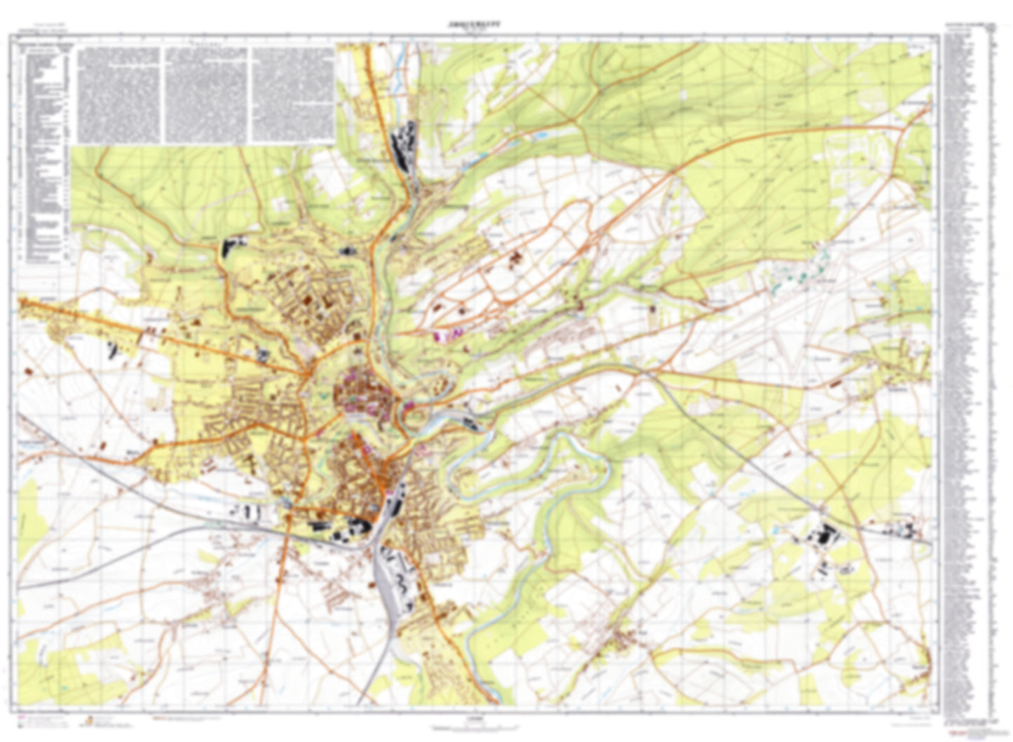 Luxembourg (Luxembourg) - Soviet Military City Plans