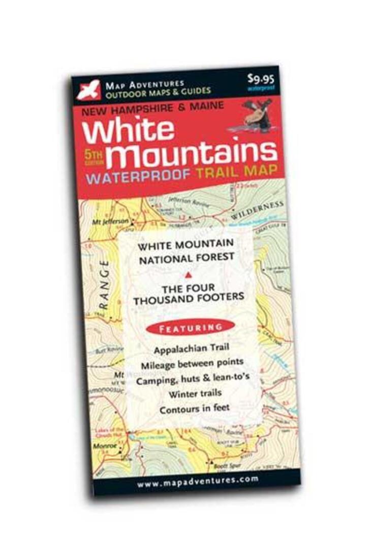White Mountains Hiking Trail Map