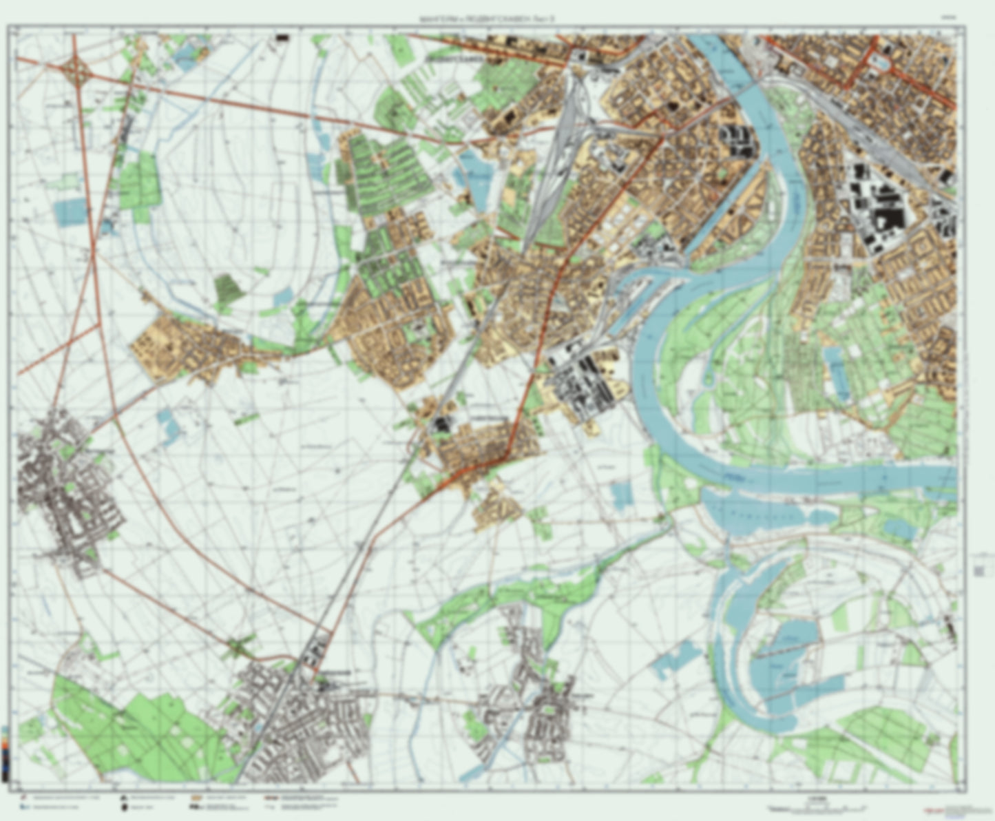 Mannheim 3 (Germany) - Soviet Military City Plans