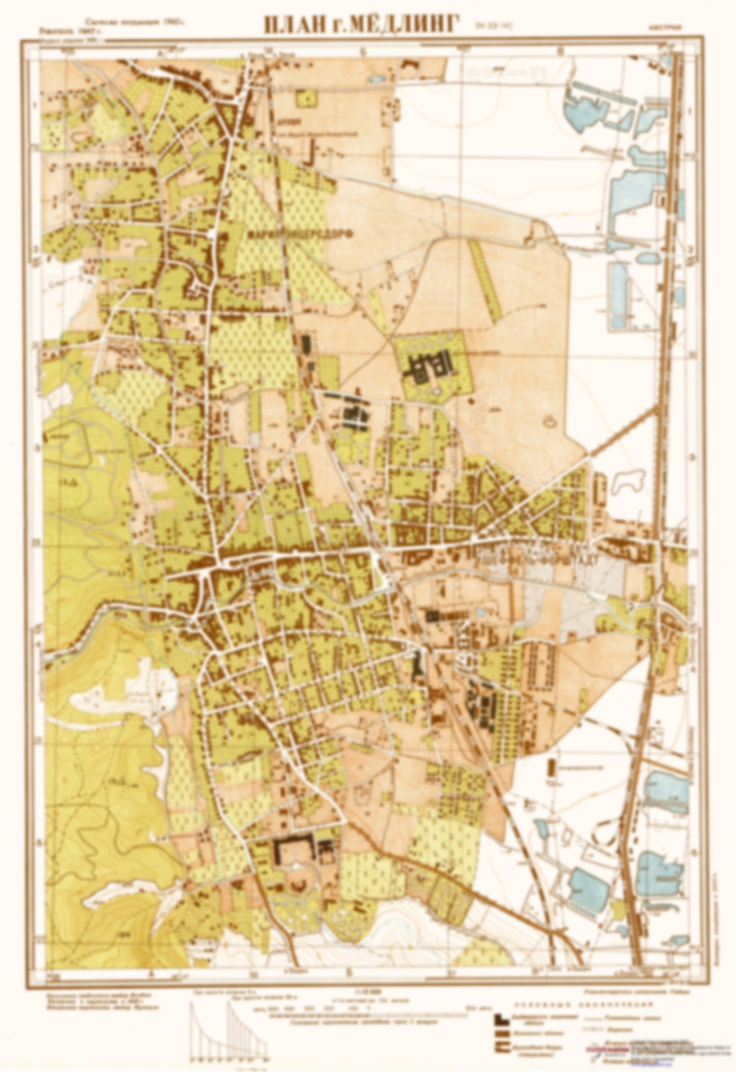 Medling (Austria) - Soviet Military City Plans