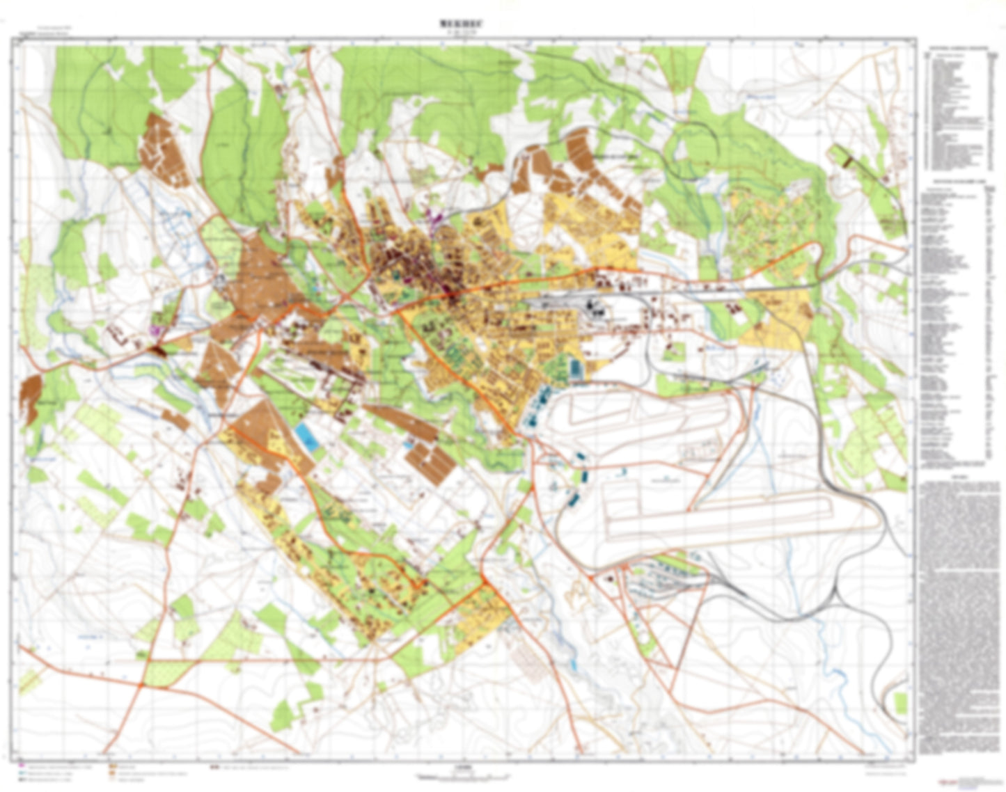 Meknes (Morocco) - Soviet Military City Plans