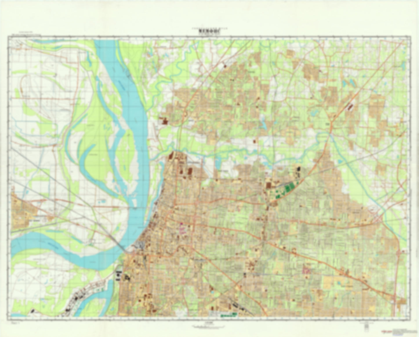 Memphis, TN 1 (USA) - Soviet Military City Plans