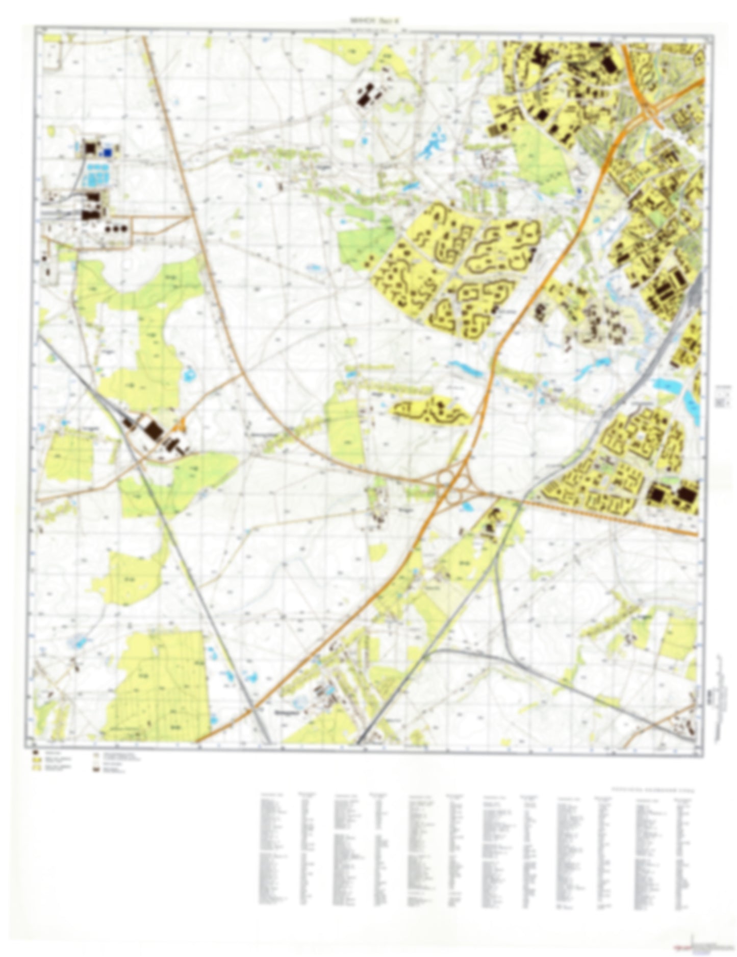 Minsk 4 (Belarus) - Soviet Military City Plans