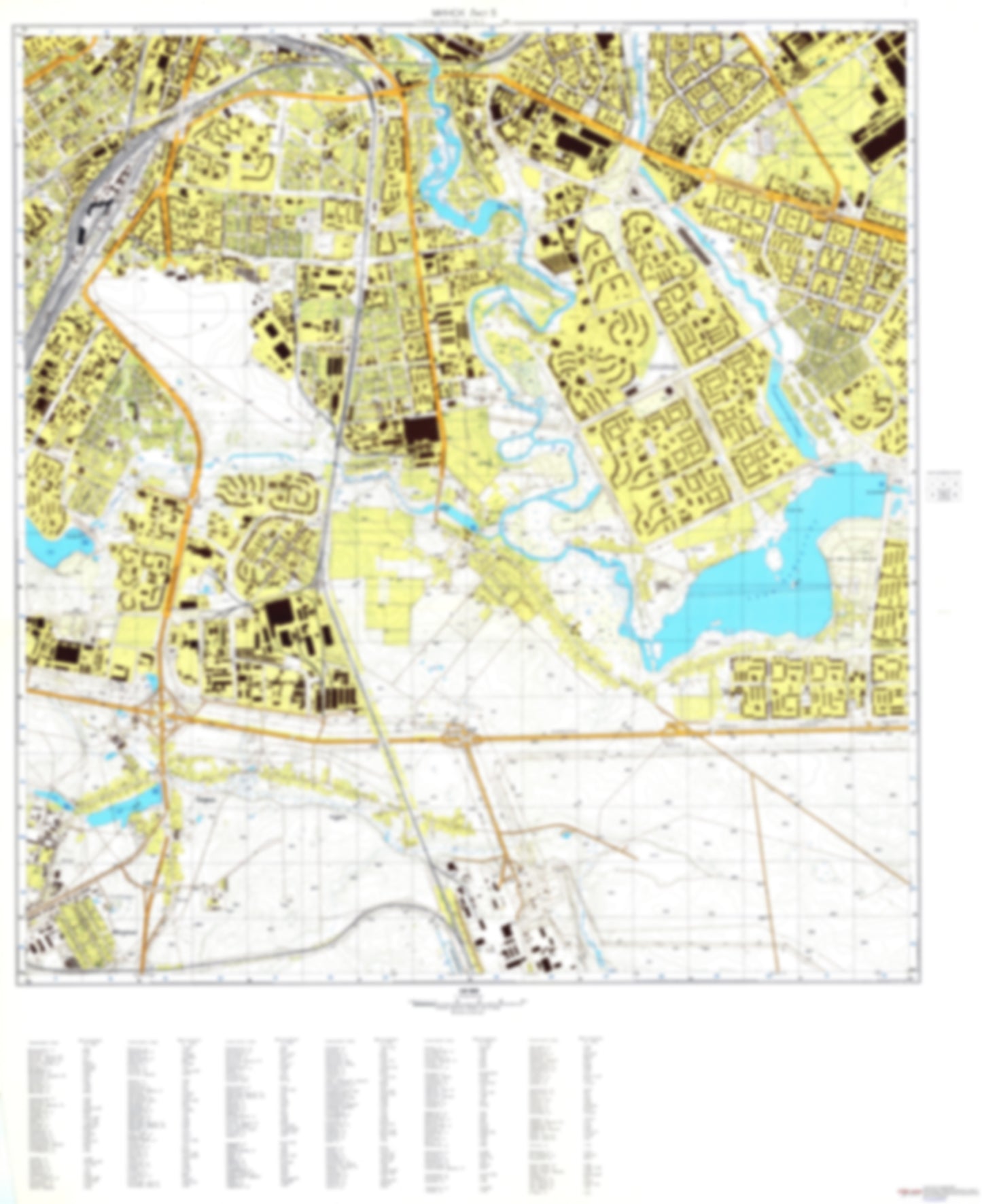 Minsk 5 (Belarus) - Soviet Military City Plans