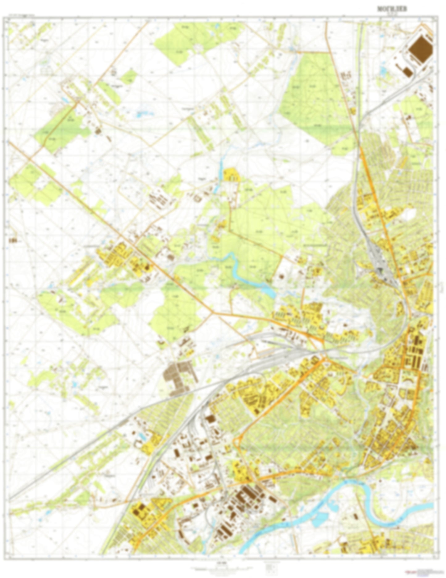 Mogilev 1 (Belarus) - Soviet Military City Plans