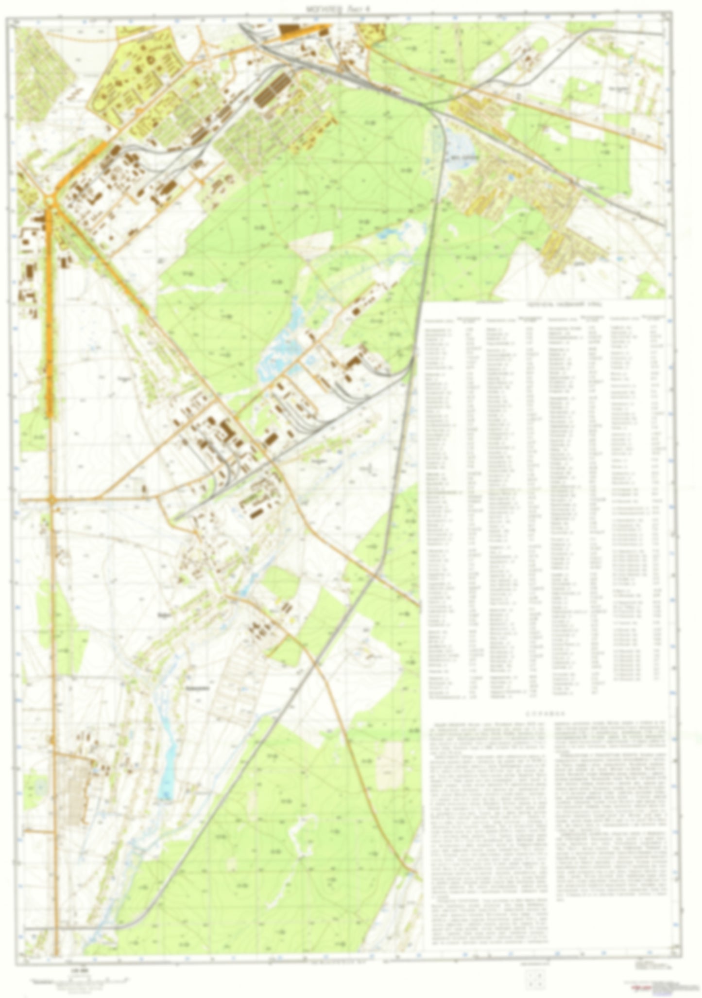 Mogilev 4 (Belarus) - Soviet Military City Plans