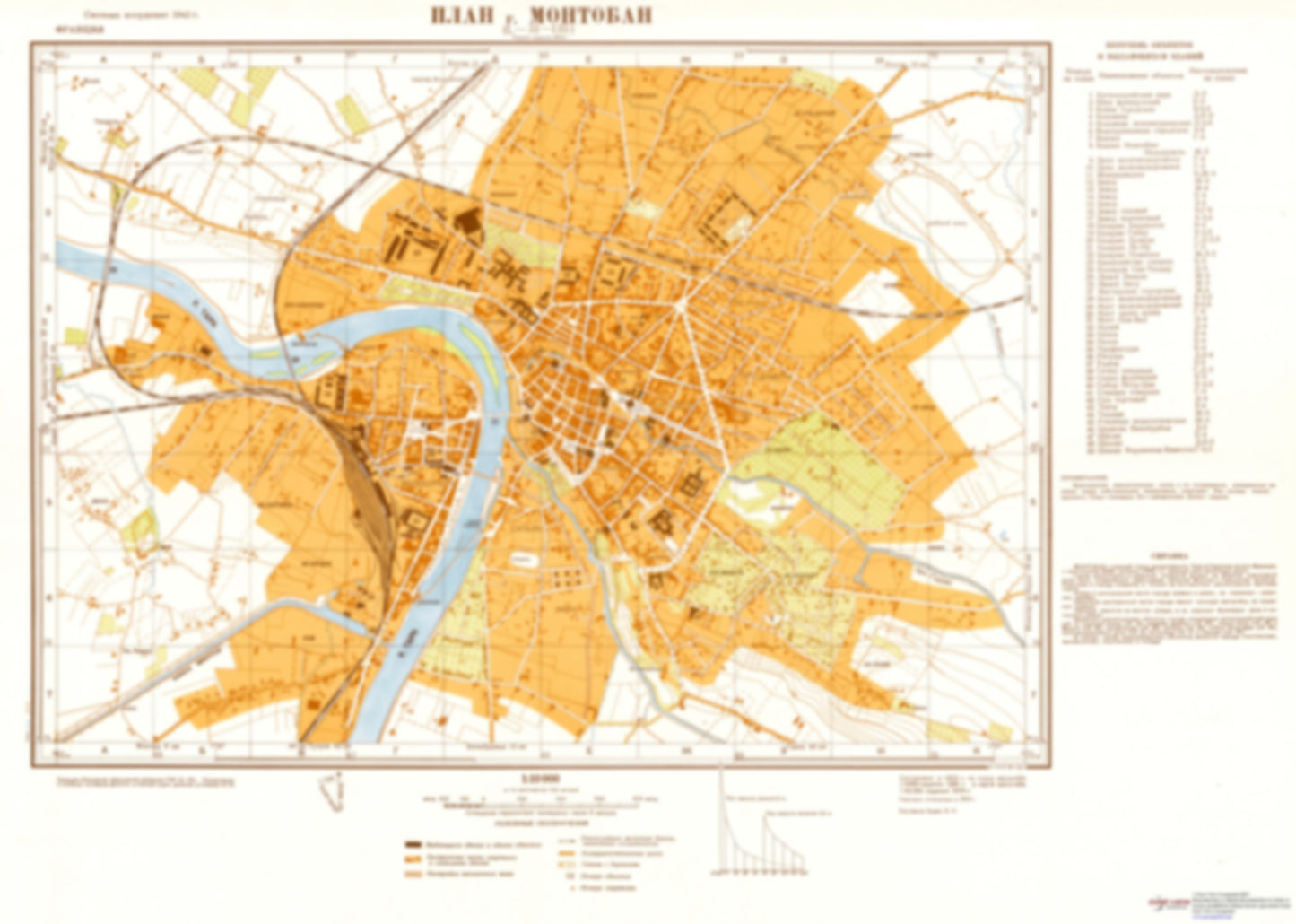 Montauban (France) - Soviet Military City Plans