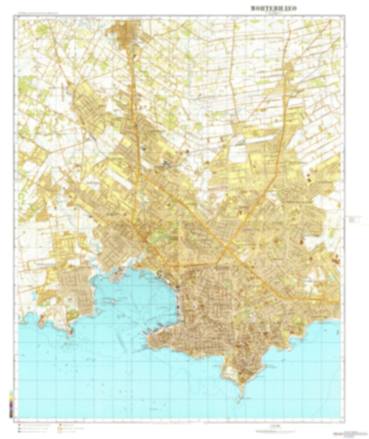 Montevideo 1 (Uruguay) - Soviet Military City Plans