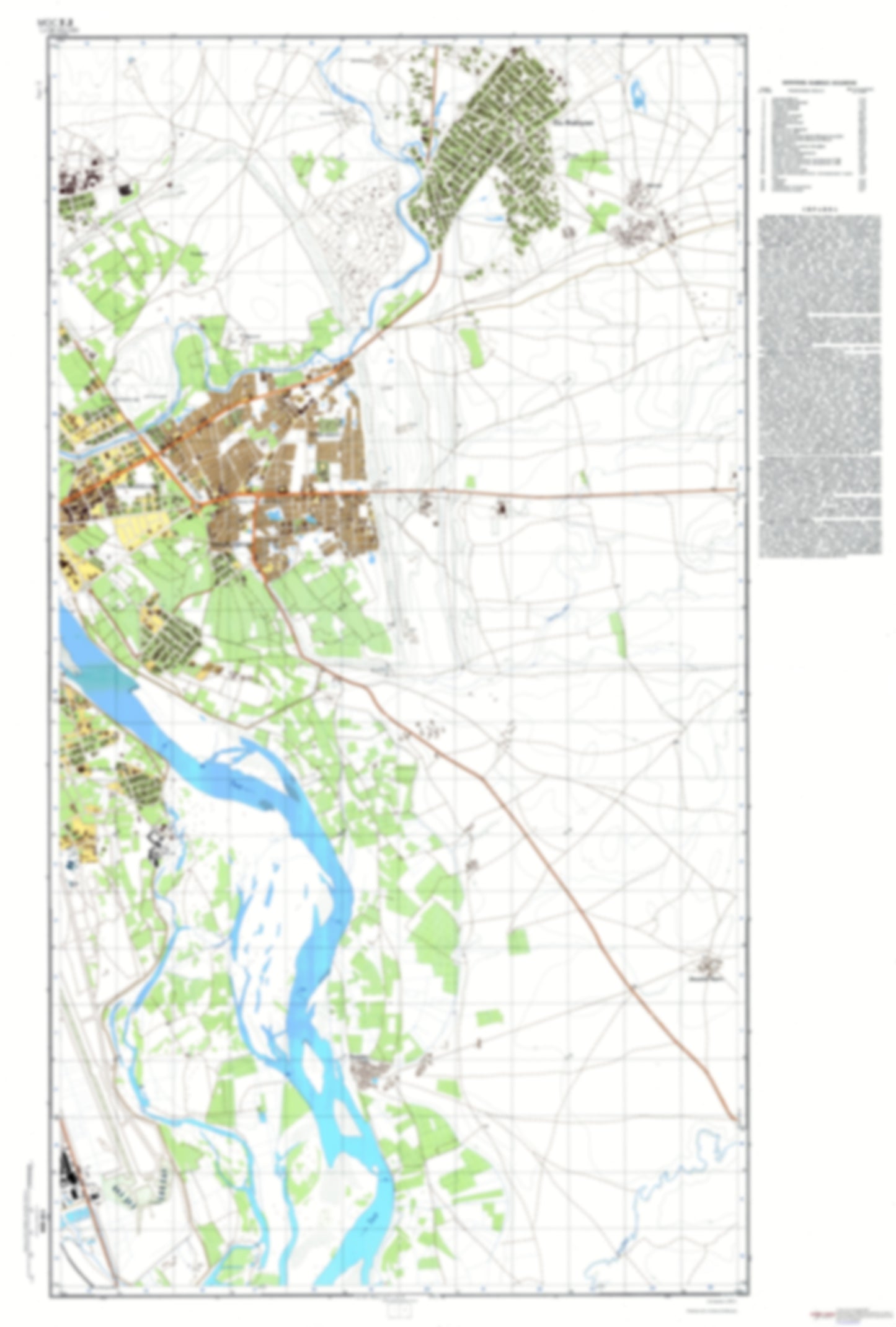 Mosul 2 (Iraq) - Soviet Military City Plans