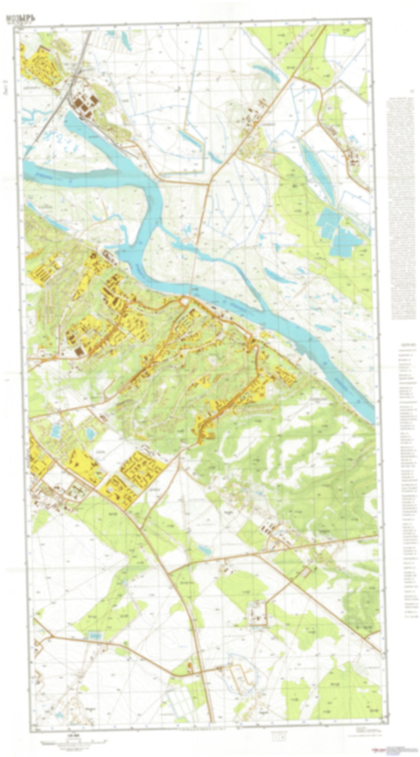 Mozyr 2 (Belarus) - Soviet Military City Plans