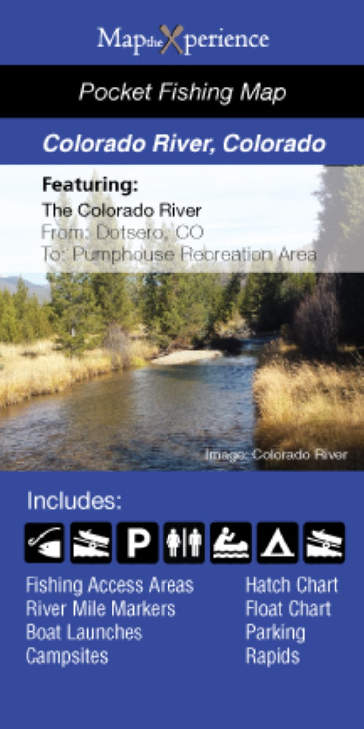 Colorado River, Colorado Fishing Map