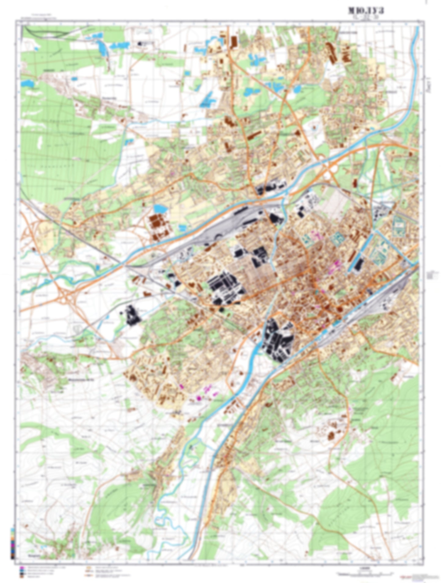 Mulhouse 1 (France) - Soviet Military City Plans