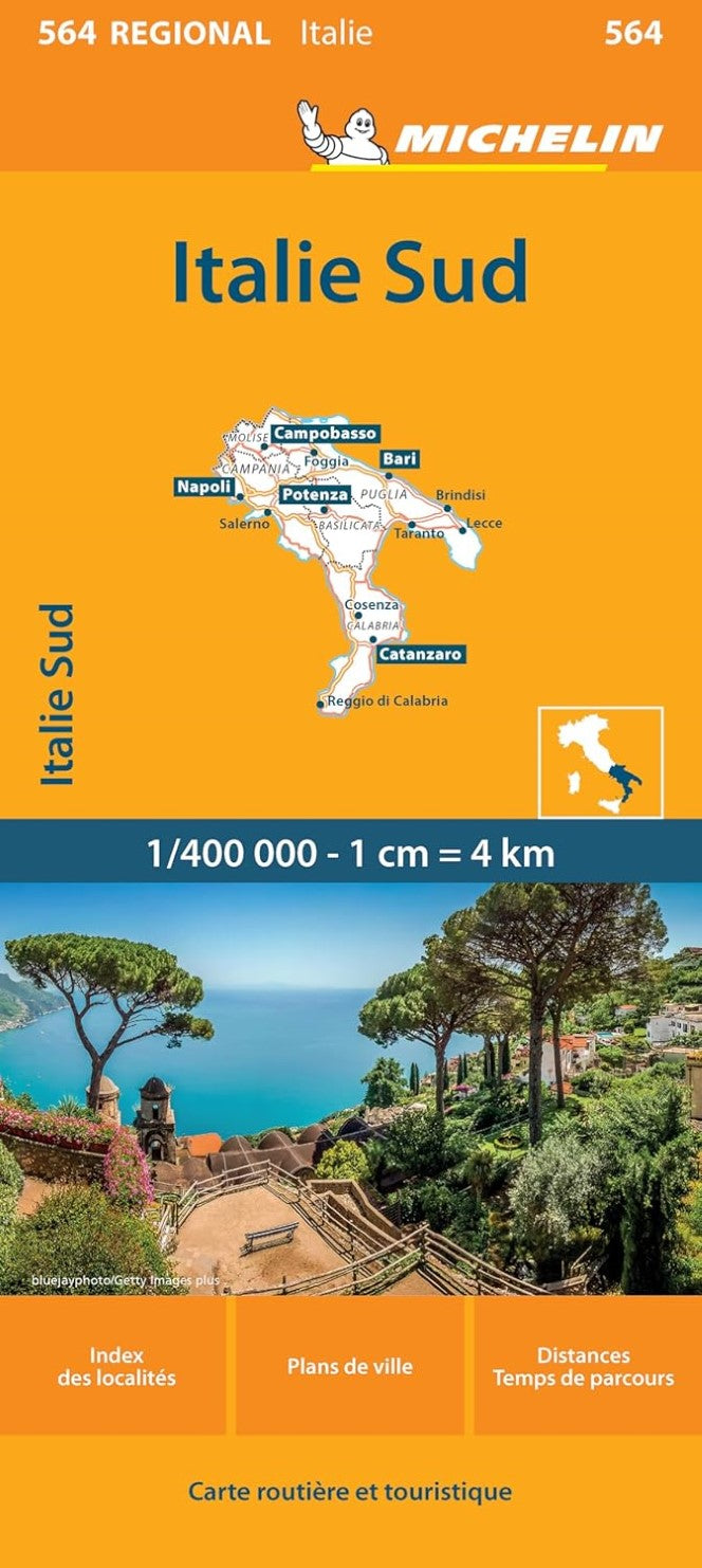 Italy south : road and tourist map 1:400,000