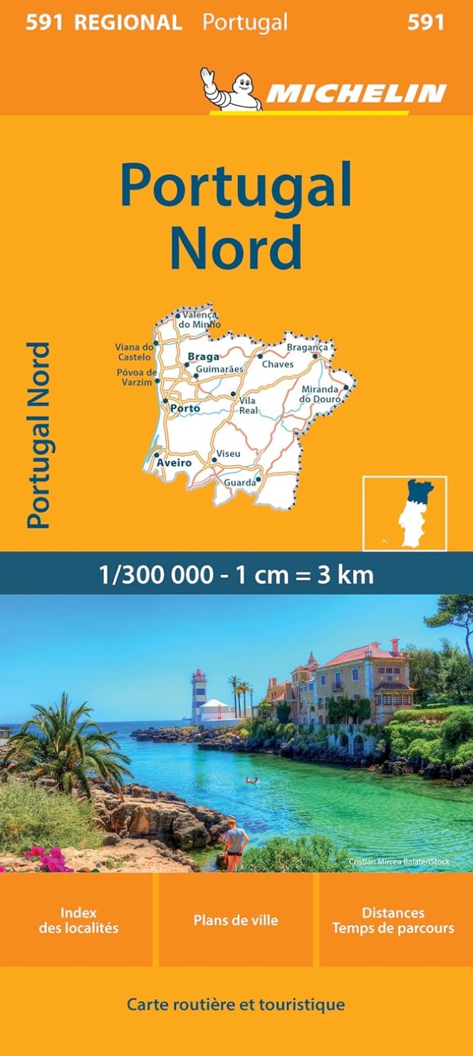 Portugal North (Portugal Nord) Road Map