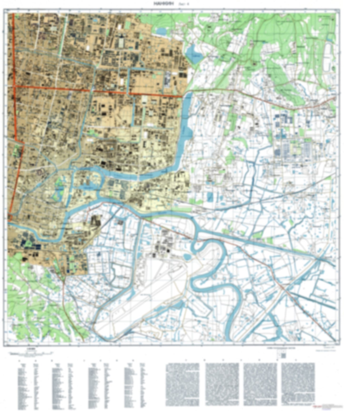 Nanjing / Nanking 4 (China) - Soviet Military City Plans