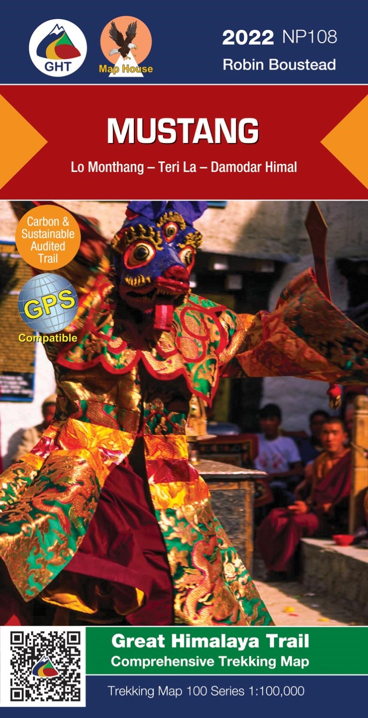 Nepal Trekking Map Series sheet 108: Mustang