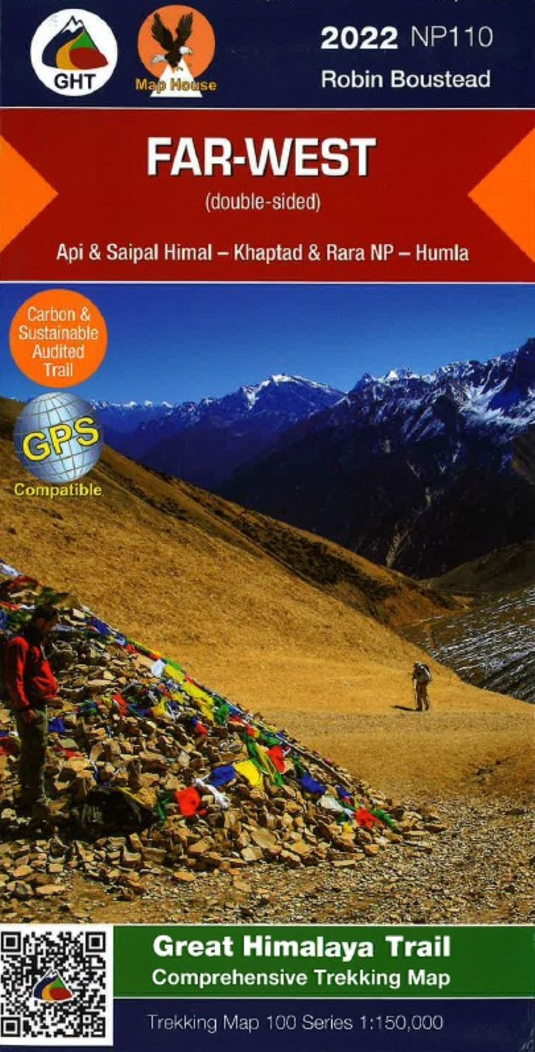 Far-West Trekking Map : Api & Saipal Himal - Khaptad & Rara NP - Humla (Double Sided)