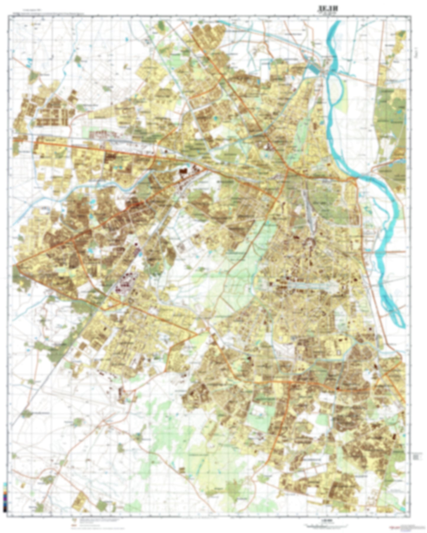 New Delhi 1 (India) - Soviet Military City Plans