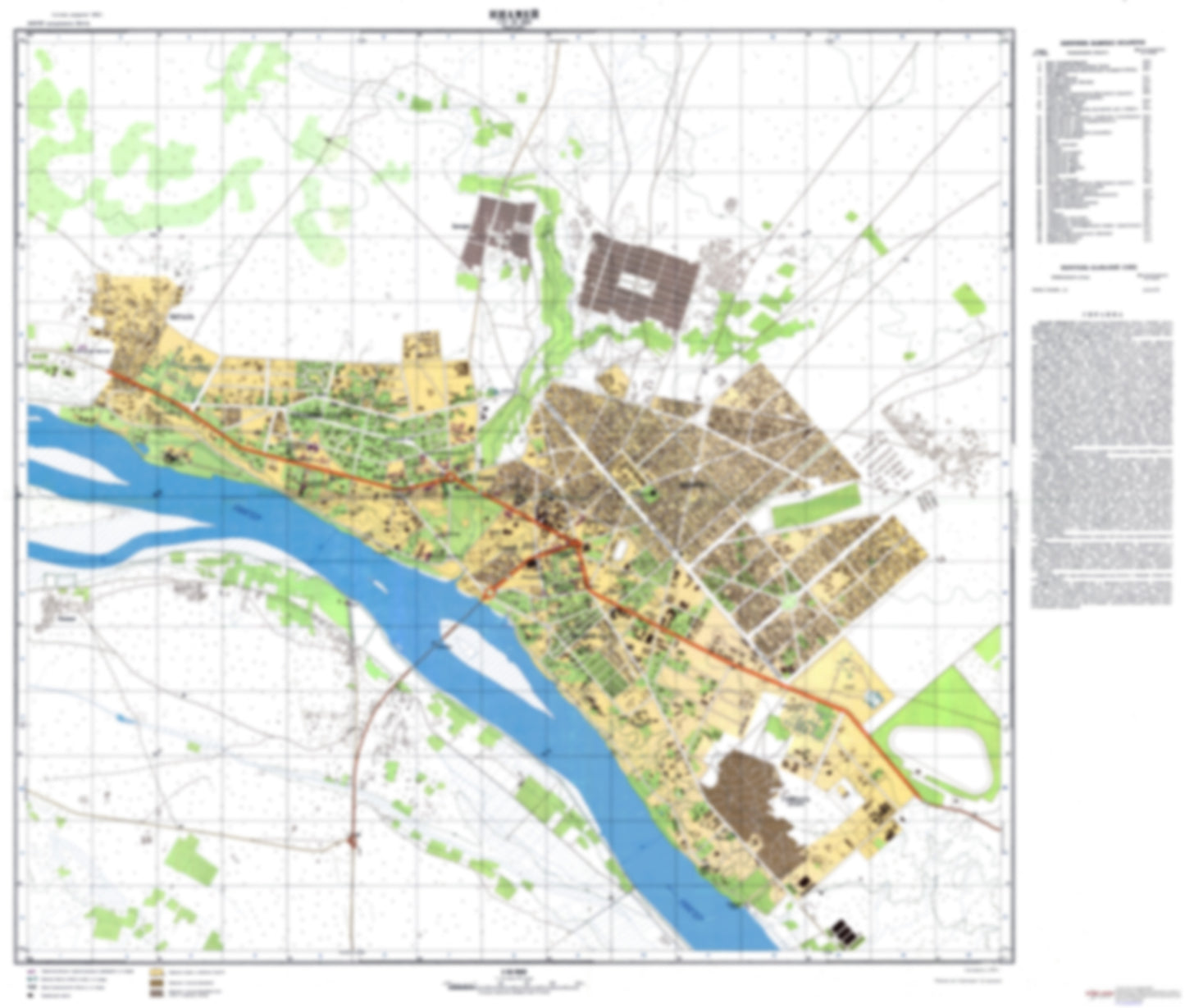 Niamey (Niger) - Soviet Military City Plans