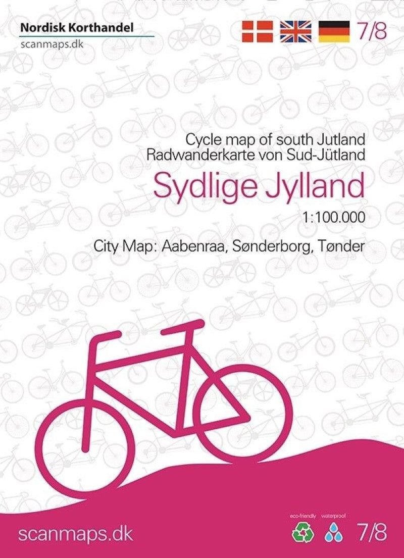 Cycle Map of Southern Jutland, Denmark