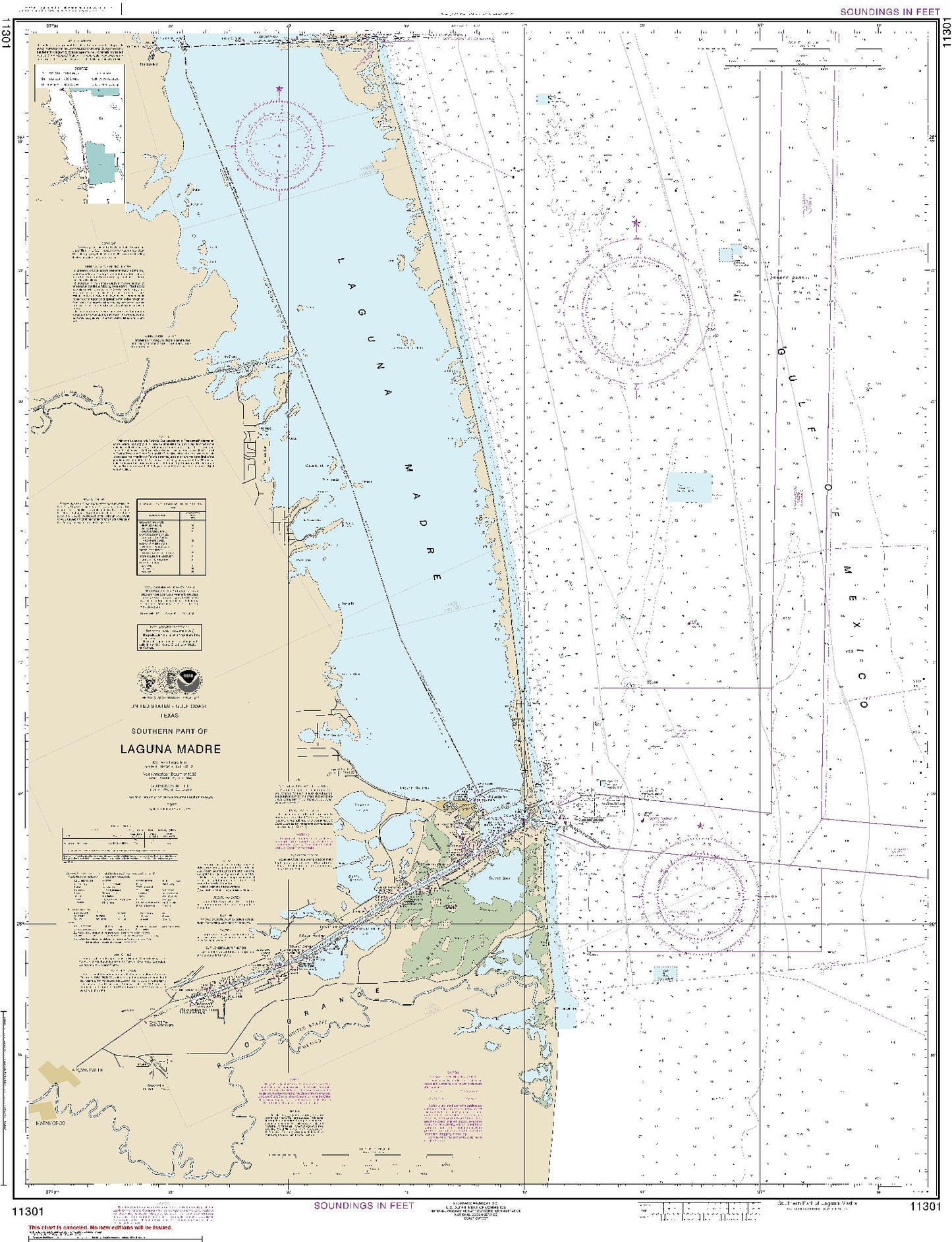 Southern Part of Laguna Madre (11301) by NOAA